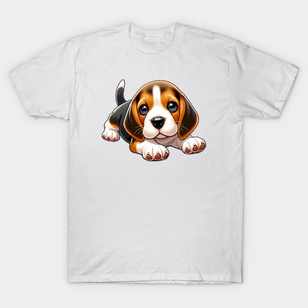 Relaxing Beagle Pup T-Shirt by UnleashedCreationz